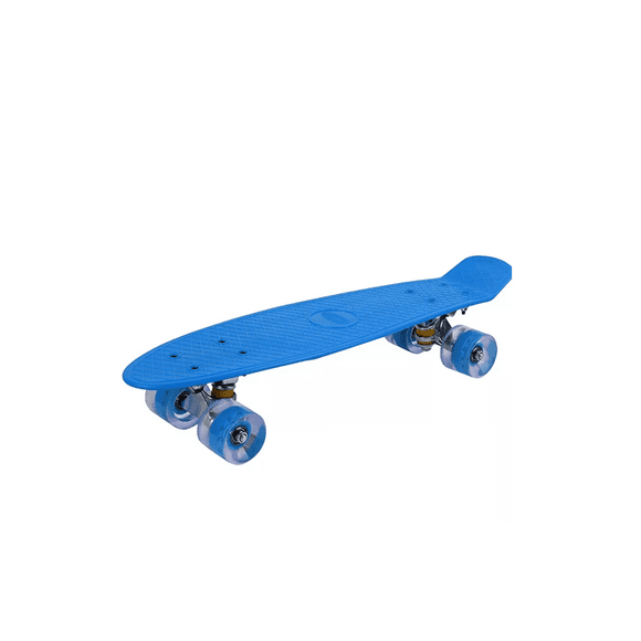 Skate Penny patineta con ruedas LED, azul