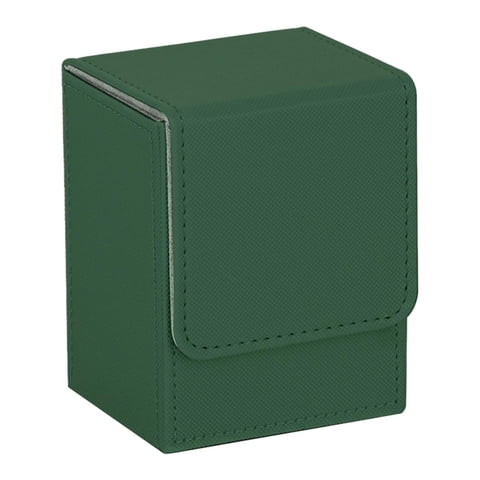 Bothyi - Caja De Baraja De Cartas Coleccionables Caja De Almacenamiento De Cartas Con Funda Caja De Almacenamiento De Barajas De Cartas Verde