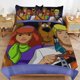 thumbnail image 1 of Scooby Doo Comforter Set 3 Pieces Quilt Cover Set Soft Bedding Sets for All Seasons (1 Comforter 2 Pillowcases), 1 of 3
