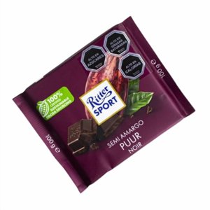 Chocolate Amargo 50% Cacao Ritter Sport 100 Grs