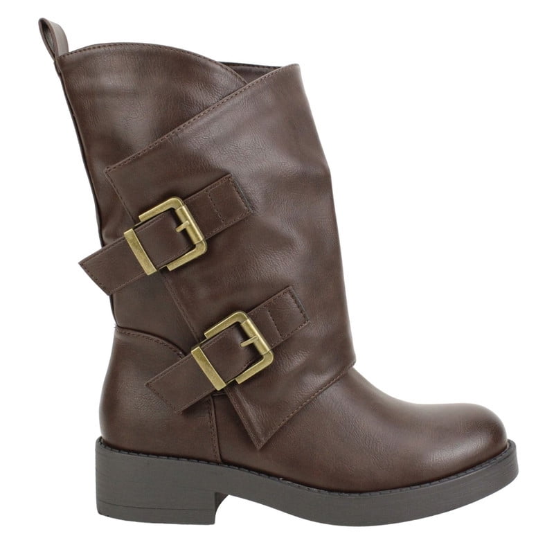 Bota New Walk Biker Corta Café