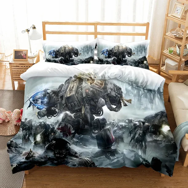 Toy Alien Art Duvet Cover Set Double Bed Linen Set Bed Sheets