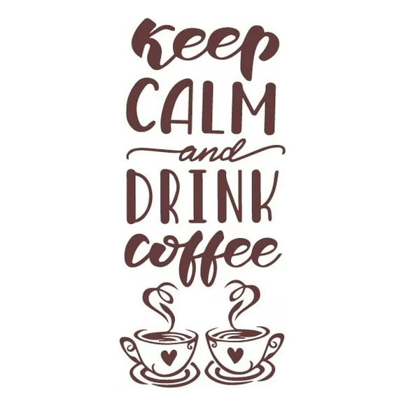 Frase Deco Keep Calm And Drink Coffee FR-11081