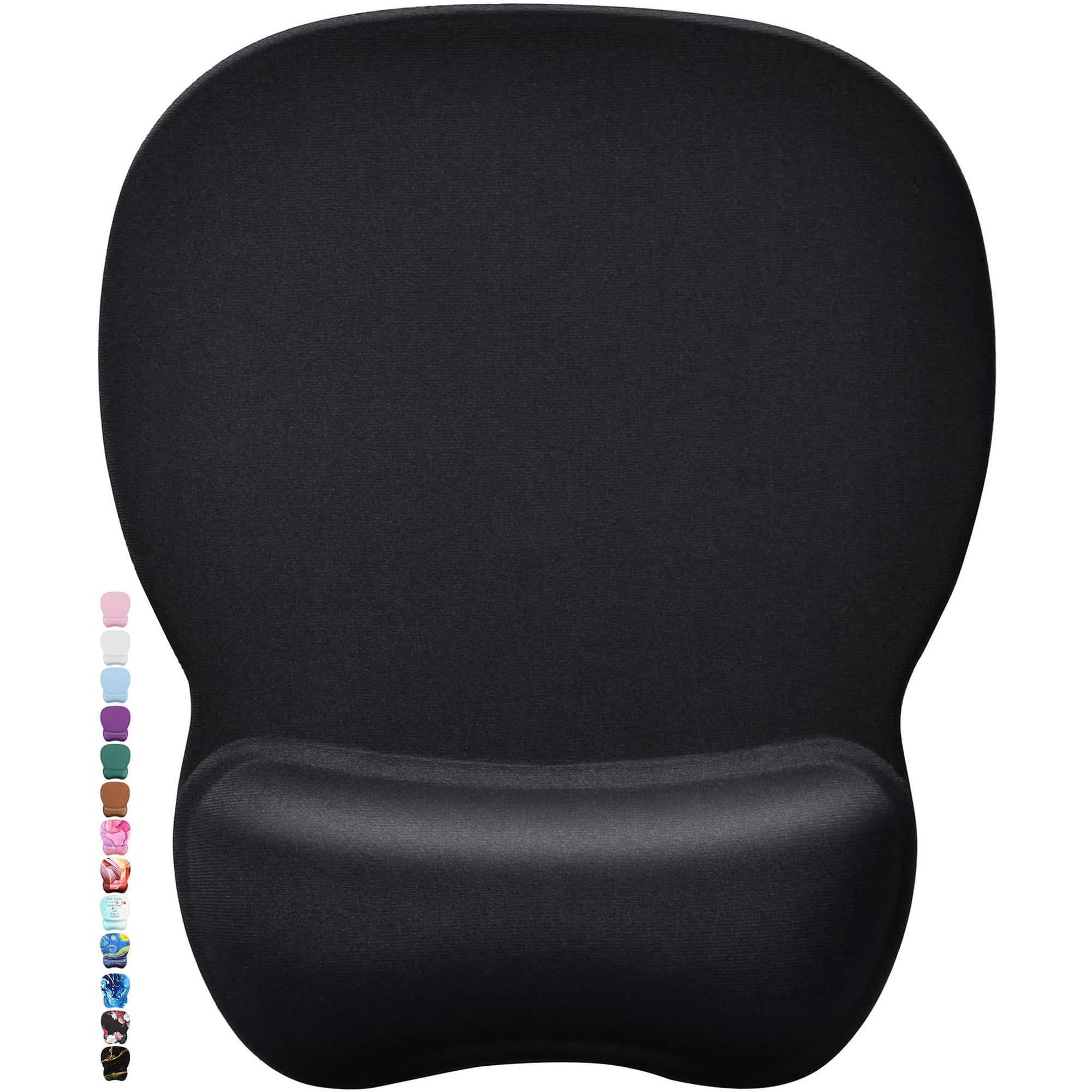 Mouse Pad Ergonómico Mroco Con Soporte De Muñeca De Gel 24x21 Cm