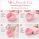 thumbnail image 4 of Set de cuencos para mascarilla PLINNILUY 10 cuencos rosa + 10 espátulas, 4 of 7