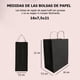 thumbnail image 2 of Bolsas De  Papel Kraft 16x21 Con Manillas Negra (25 Unidades), 2 of 4