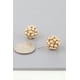 thumbnail image 2 of Aretes Fashnzfab Multi Beaded Dome Stud Large, 2 of 2