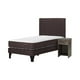 thumbnail image 2 of Cama Rosen Ergo T New 1 Plaza + Muebles Lucio Chocolate, 2 of 6