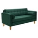 thumbnail image 2 of Sofa Retro 3c Felpa 04 Verde Botella, 2 of 6