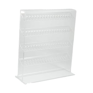 Bothyi - Almacenamiento De Joyas Acrílicas Pantalla De Joyería Transparente Para Adornos De Anillo De Botón De Vientre