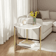 thumbnail image 1 of Mesa Centro Mesa Auxiliar Decorativa Mesa Madera 2 Niveles, 1 of 3