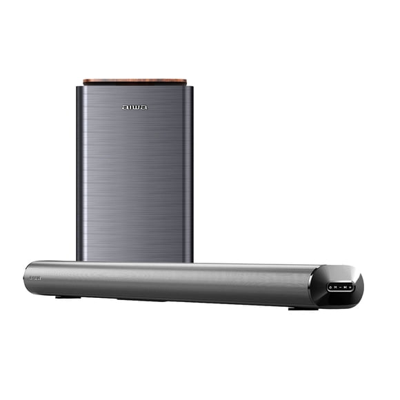 Barra de Sonido con Subwoofer Wireless 1600w AIWA AWSBH23WW