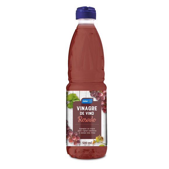 Vinagre de Vino Rosado Botella, 500 ml