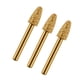 thumbnail image 2 of 3 Piezas De Muelas Abrasivas Con Forma De Cuerpo De Ojiva Para Tallar Grabado De Metal 10mm, 2 of 5