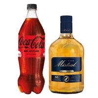 Pisco Mistral 35° 1000Cc + Bebida Coca Cola Zero 1500Cc