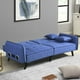 thumbnail image 2 of Sillón Sofá Cama 3 Cuerpos con Apoya Brazos y Parlantes bluetooth Azul, 2 of 3