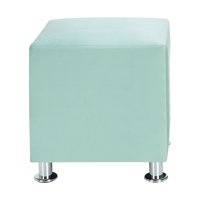 Bodevir - Pouf Cali 1C Felpa 12 Verde Agua