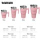 thumbnail image 4 of Tumbler BJPKPK de 900 ml con asa, tapa y popote de acero inoxidable, 4 of 7