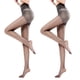 thumbnail image 1 of Paquete de 2 medias de seda brillantes y transparentes para mujer, con control superior y talle alto, ultra brillantes, 1 of 5