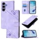 thumbnail image 1 of Funda Cartera para Samsung Galaxy S24 con Soporte y Ranuras, Resistente a Golpes y Rayones Morado, 1 of 6