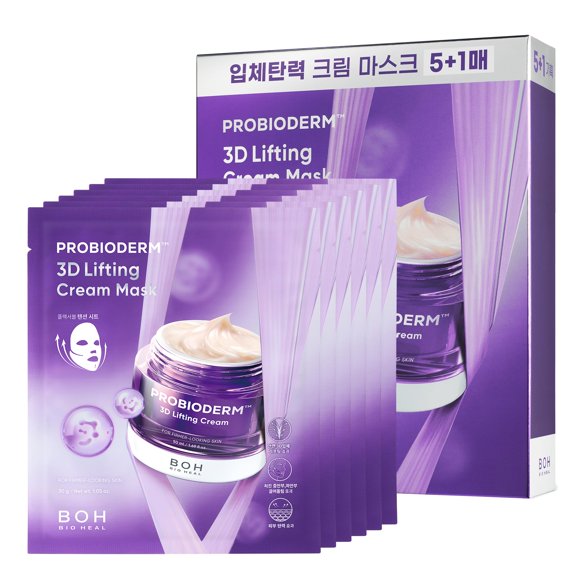Mascarilla facial BIOHEAL BOH Probioderm 3D Lifting, 6 hojas
