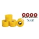 thumbnail image 5 of 4 Piezas Patines De Ruedas Patineta Sure Grip Rollerskate Ruedas Amarillo, 5 of 5