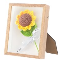 Genérico - Cuadro Girasol Tejido Decorativo