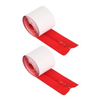 Magideal - Cremallera Autoadhesiva De Repuesto Para Puerta, 2 Rollos, Resistente, Protección Contra El Polvo, Para Invernadero, Tienda, Lona, Pantalla, Exterio Rojo