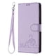 thumbnail image 2 of Funda tipo cartera FOXDOCK para Samsung Galaxy A01 con soporte, ranuras, RFID, diseño de gato, 2 of 5