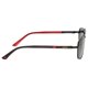 thumbnail image 3 of Gafas de sol Breed Gotham polarizadas en color gris grisáceo y plateado, 3 of 10