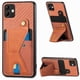 thumbnail image 1 of Funda Resistente para Samsung Galaxy A04 4G con Tarjetero y Soporte, Diseño Magnético Marrón, 1 of 5