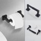thumbnail image 4 of Juego de accesorios de baño bluebyrne de acero inoxidable negro mate, 4 of 7