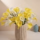thumbnail image 4 of Ramo de flores artificiales de lirio de cala para boda, despedida de soltera, decoración del hogar, 10 unidades, 4 of 5