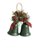 thumbnail image 4 of Adorno De Campanas Navide?as, Decoración Rústica Navide?a Para Manualidades De Bricolaje, Suministros Para Fiestas De Pared, Pintura Verde, 4 of 5