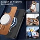 thumbnail image 3 of Magnetic Slim Case for Honor X9B with Camera Guard & Anti-Scratch Back Brown, 3 of 6