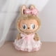 thumbnail image 2 of Vestido De Muñecas De 3 Piezas Con Collar De Horquilla Con Lazo Conjuntos Informales Para Muñecas De 38 Cm Rosa, 2 of 3