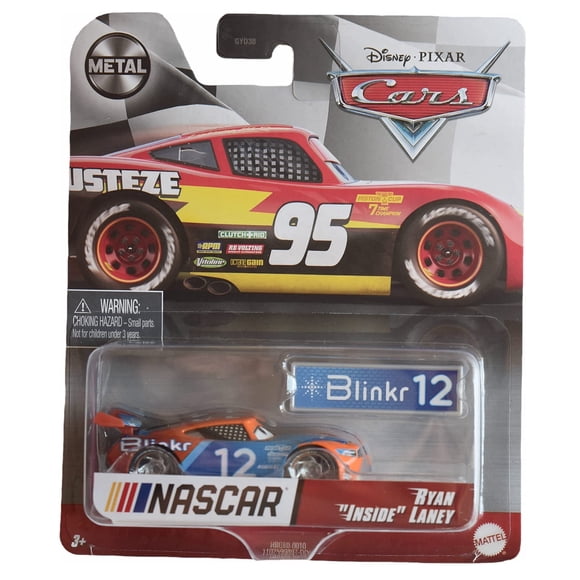 Carros Disney fundidos a presión Ryan Inside Laney a escala 1:55 naranja