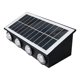 thumbnail image 1 of Lámpara Solar Pared Led 8 Focos Exterior Luz Cálida ALJ, 1 of 3