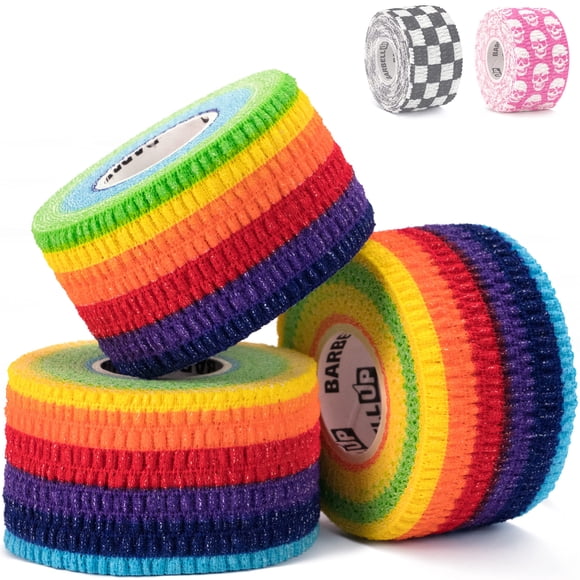 Thumb Tape Barbell UP Professional Height Lifting Rainbow