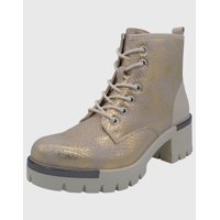 Danicolle Calzado - Bototo Medio Snake Dorado