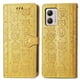 thumbnail image 1 of Funda Cartera FOXDOCK para MOTO G53 5G , Flip PU con Relieve de Gatos y Perros, Tarjetero y Soporte, 1 of 6