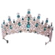 thumbnail image 4 of Tiara De Cumpleaños, Accesorios Para El Cabello, Joyería Para El Cabello, Corona Nupcial Para Niñas, Verde, 4 of 5