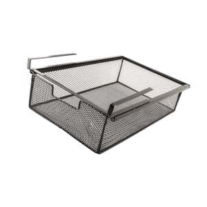 Bothyi - Organizador De Escritorio Con Cesta De Malla Y Cajón Colgante Para Armario, Hogar Y Oficina, Color Negro