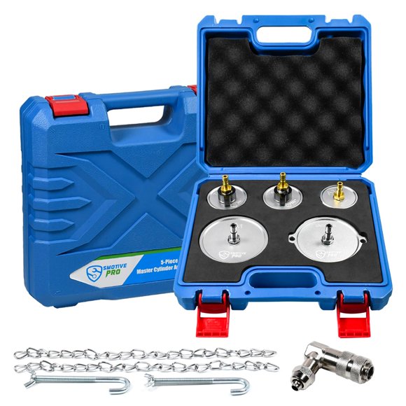 Adaptadores de cilindro maestro SMOTIVEPRO de 5 piezas en aluminio
