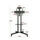 thumbnail image 4 of Rack Soporte Televisión 32 A 65 Pulgadas Ruedas, 4 of 4