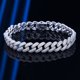 thumbnail image 3 of Pulseras de Plata para Hombre de 8 Mm Transparentes 5A+ CZ Pulsera de Cadena para Hombre Hipoalergénica Pulsera de Eslabones de Plata Esterlina 925 para Hombre Joyería 16-23 Cm, 3 of 6