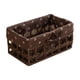 thumbnail image 1 of Caja De Almacenamiento Rectangular Organizador De Artículos Diversos De Escritorio Para Dormitorio Café Mediano, 1 of 3