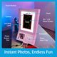 thumbnail image 5 of Máquina Photo Booth HP Sprocket Instant Color Impresora rosa, 5 of 8