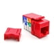 thumbnail image 2 of Conector Keystone Beszin Cat.5E RJ45 rojo (paquete de 5 unidades), 2 of 4