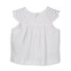 thumbnail image 2 of Polera Bebé Niña Manga Corta Tejido Macramé Crudo Pillin, 2 of 3